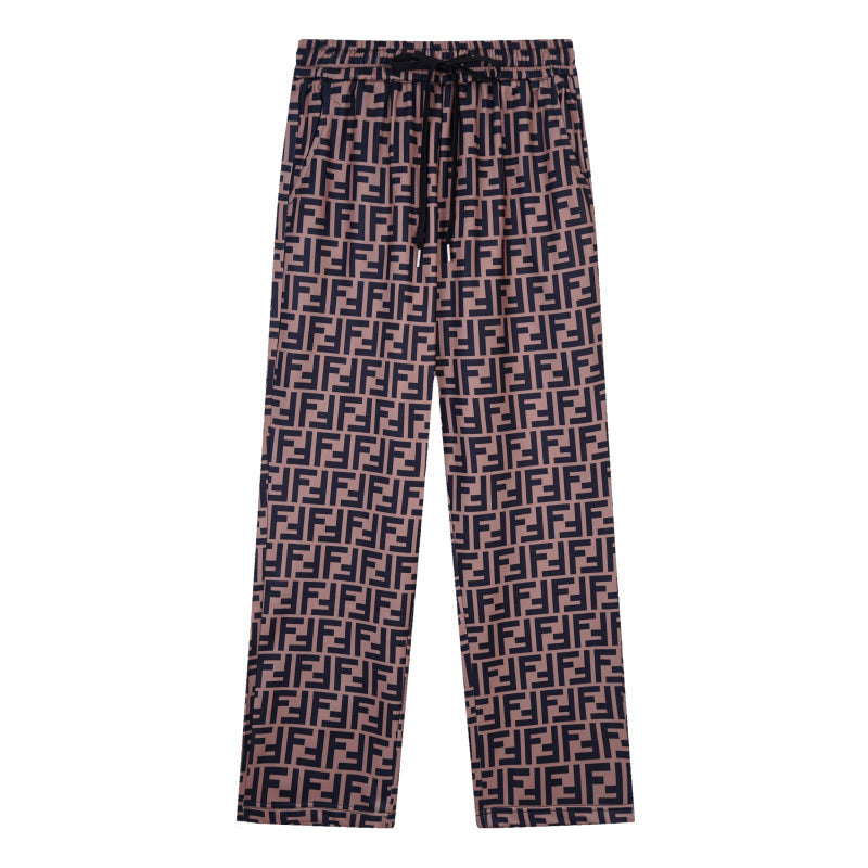 FDC14 New men's and women's spring and autumn thin pants, elastic waistband casual pants clothing